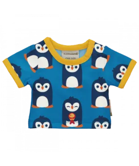 Maxomorra Antarctic Penguin Doll Top