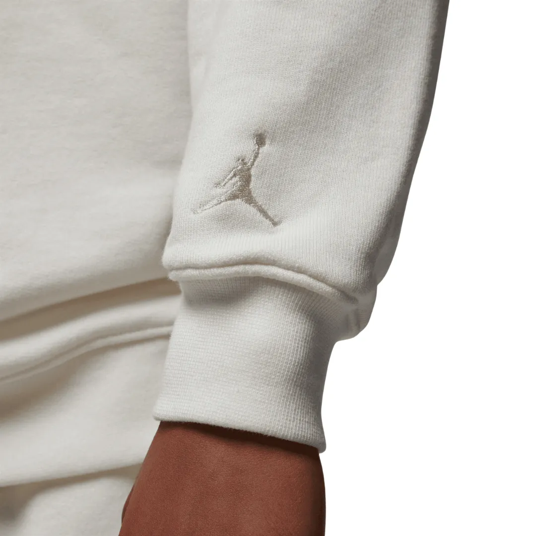 Men's Air Jordan Wordmark Fleece Crewneck Sweatshirt - Sail