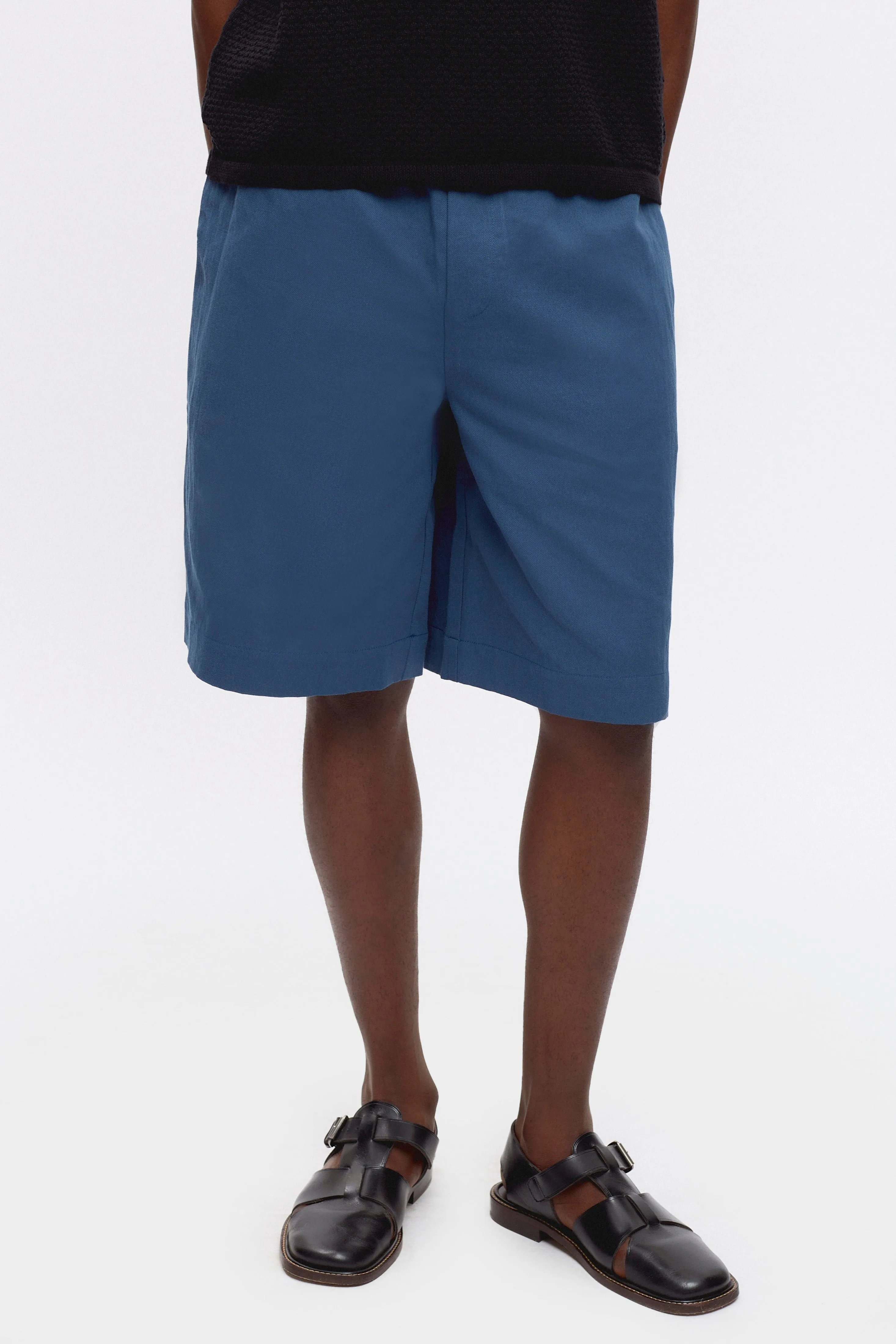 Men’s Linen Laureate Short in Nile Blue