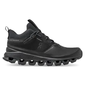 Men's On Cloud Hi Waterproof, All Black, 9 D Medium