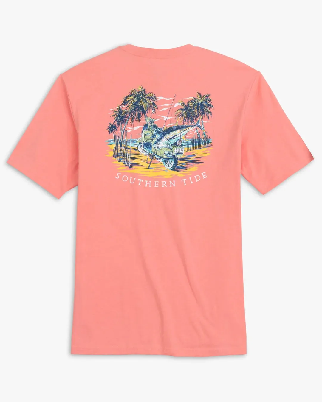 Men's Short Sleeve Two Wheel Tuna Tee