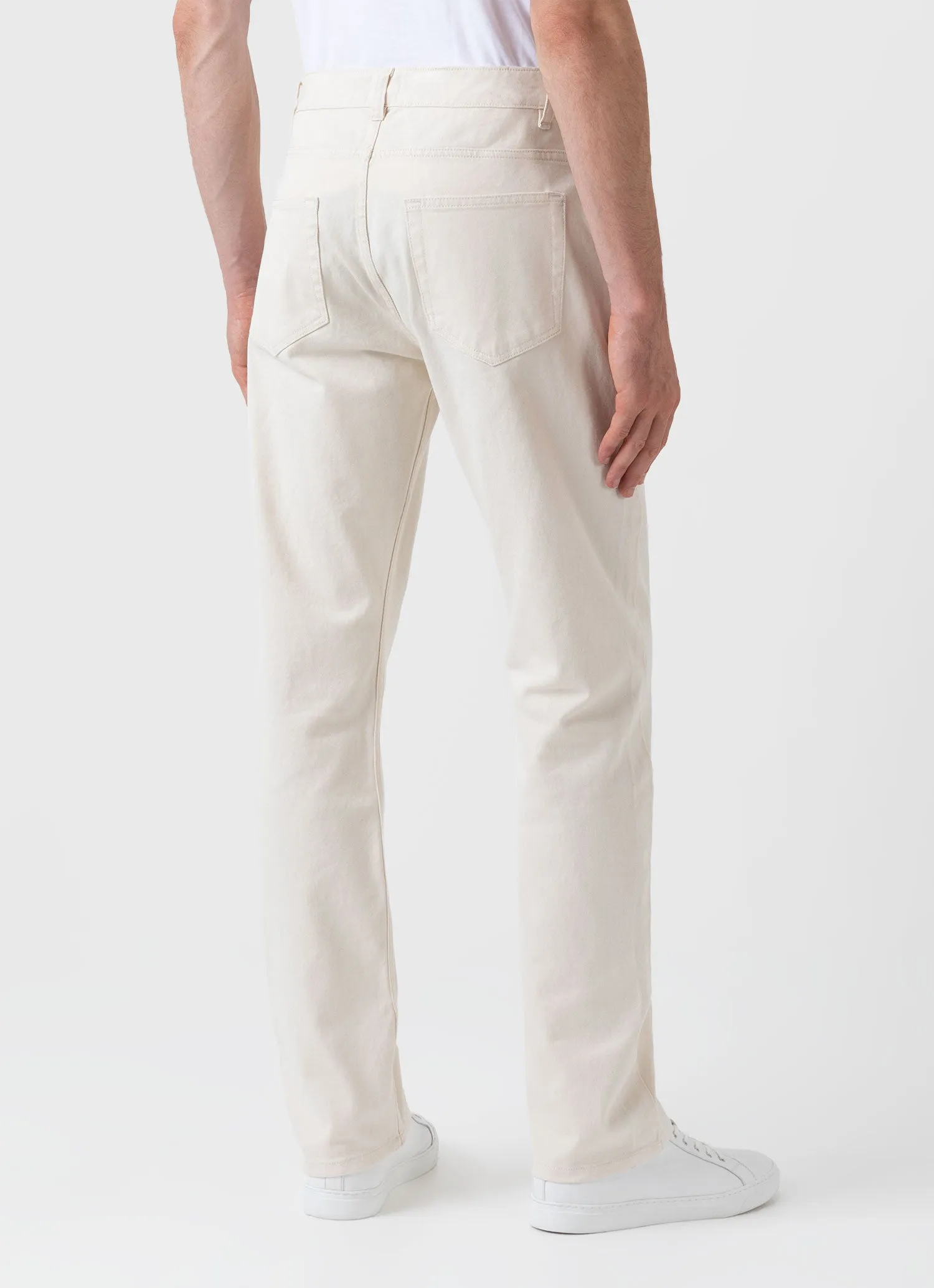 Men's Undyed 5 Pocket Trouser in Undyed