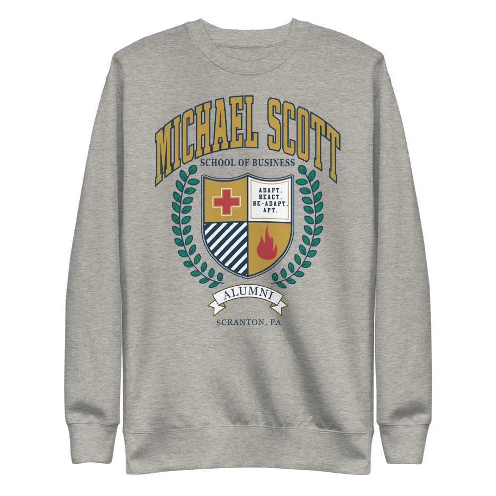 Michael Scott School of Business Unisex Fleece Sweatshirt