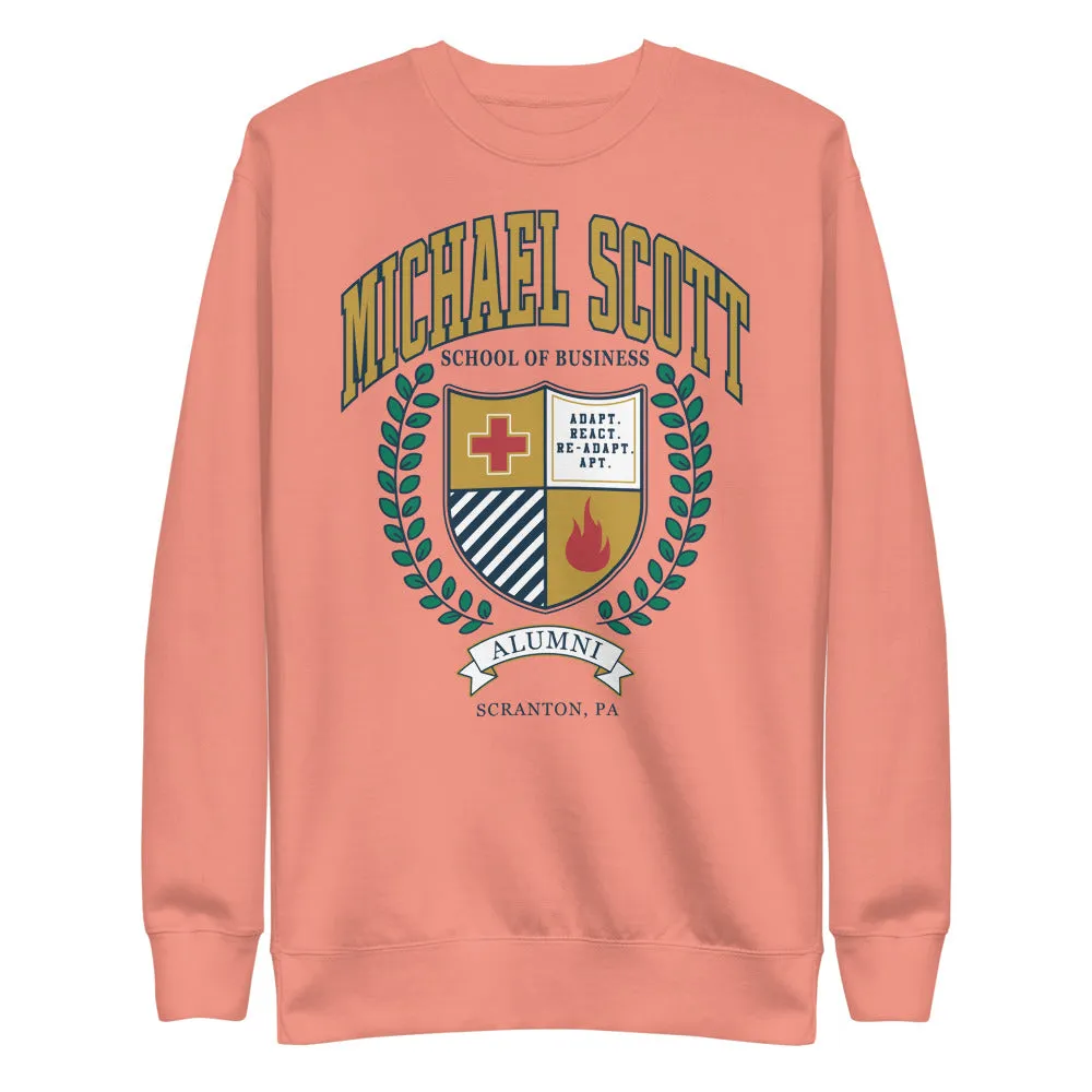 Michael Scott School of Business Unisex Fleece Sweatshirt