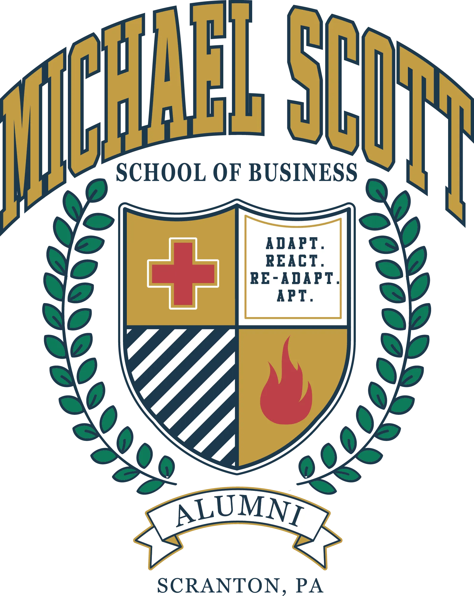 Michael Scott School of Business Unisex Fleece Sweatshirt