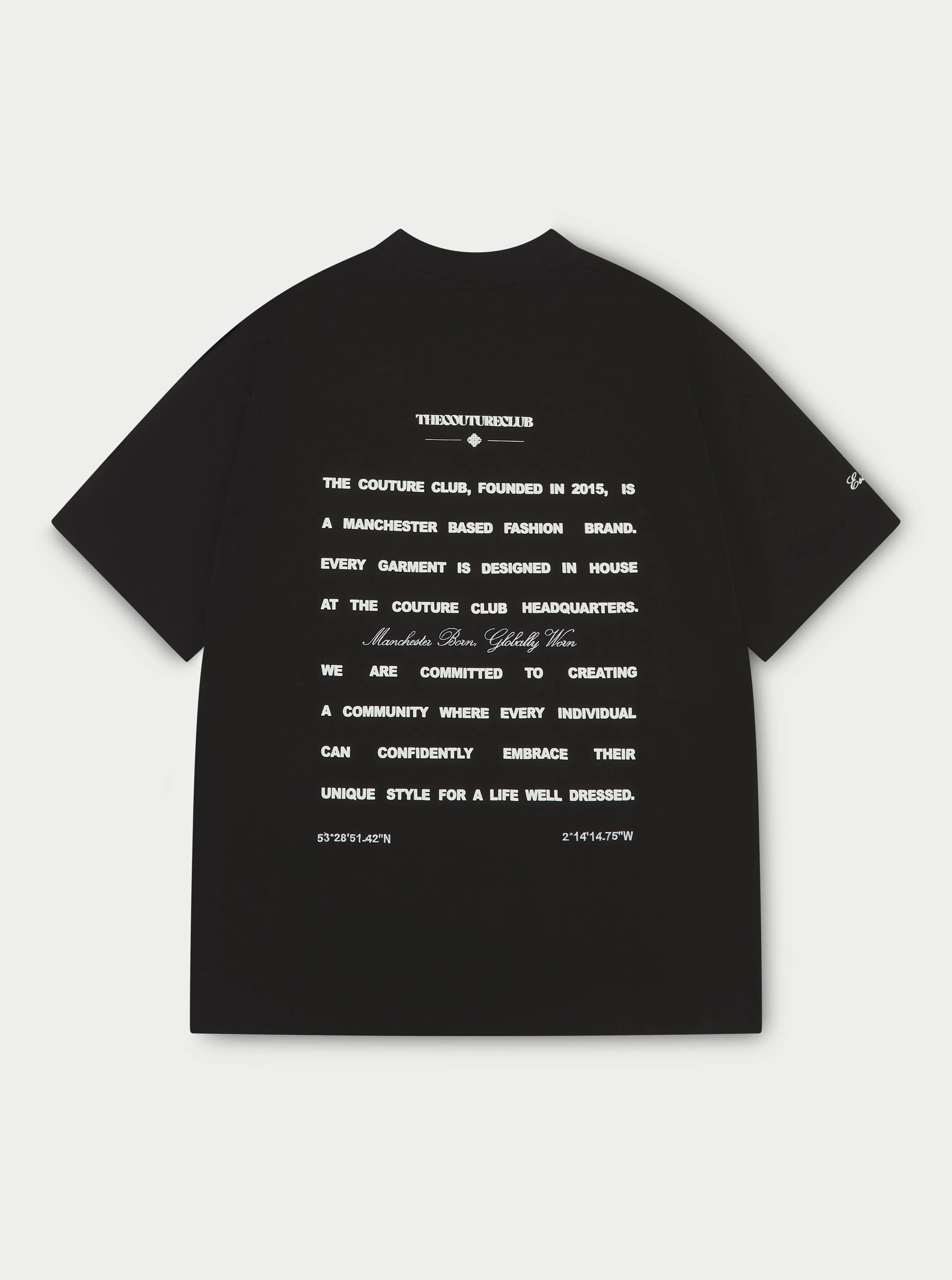 MISSION STATEMENT RELAXED T-SHIRT - BLACK