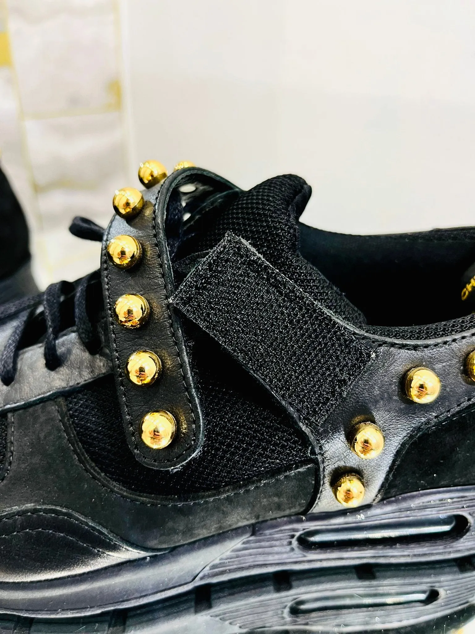 Moschino Studded Trainers. Size 36