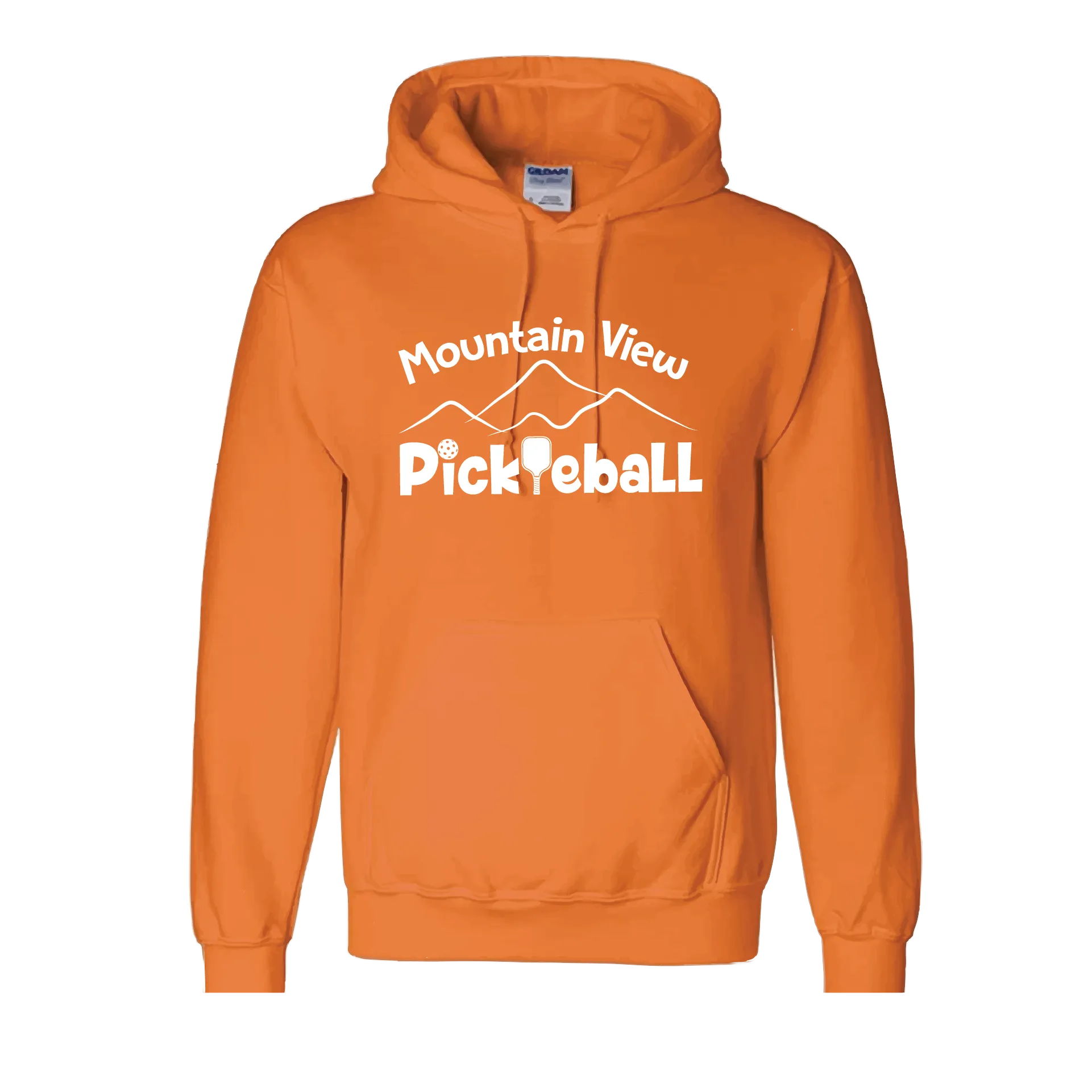 Mountain View Pickleball Club | Unisex Hoodie Pickleball Sweatshirt | 50% Cotton 50% Polyester