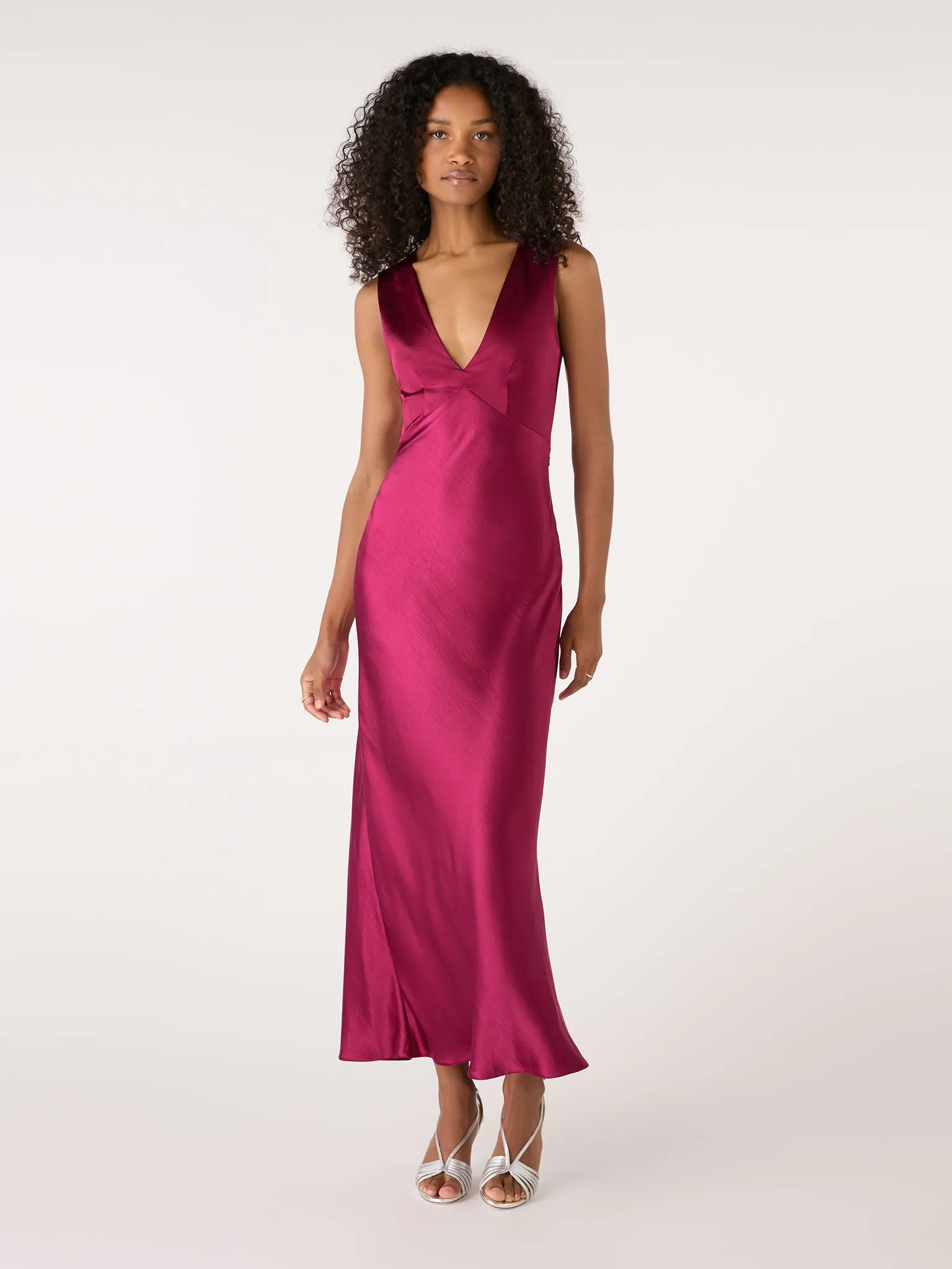 Nova Dress in Magenta