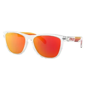 Oakley Frogskins (A) Sunglasses Polished Clear/PRIZM Ruby