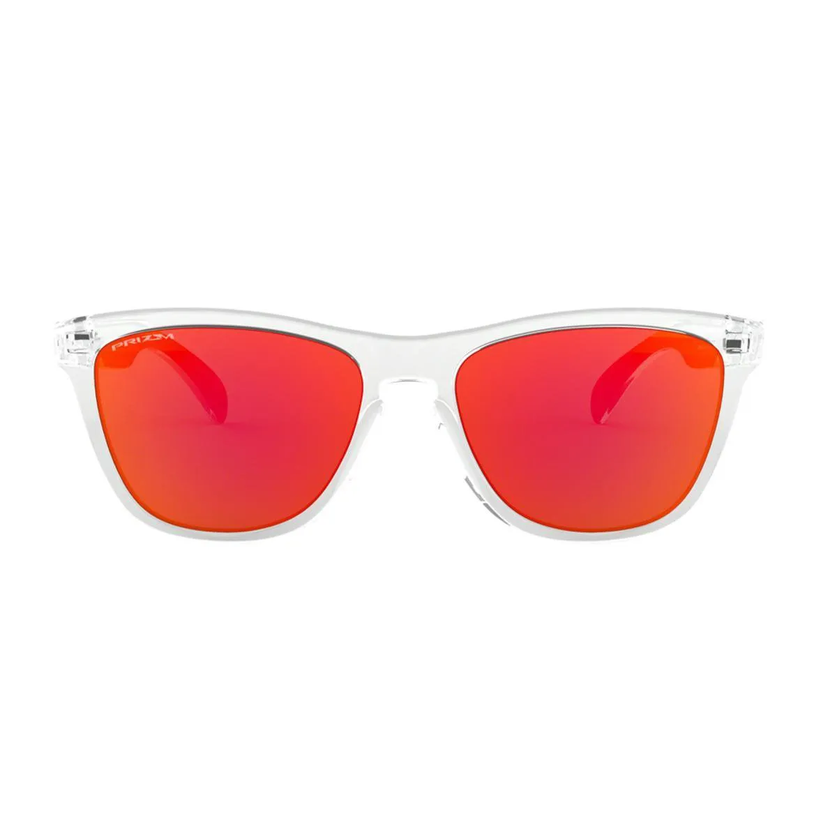 Oakley Frogskins (A) Sunglasses Polished Clear/PRIZM Ruby