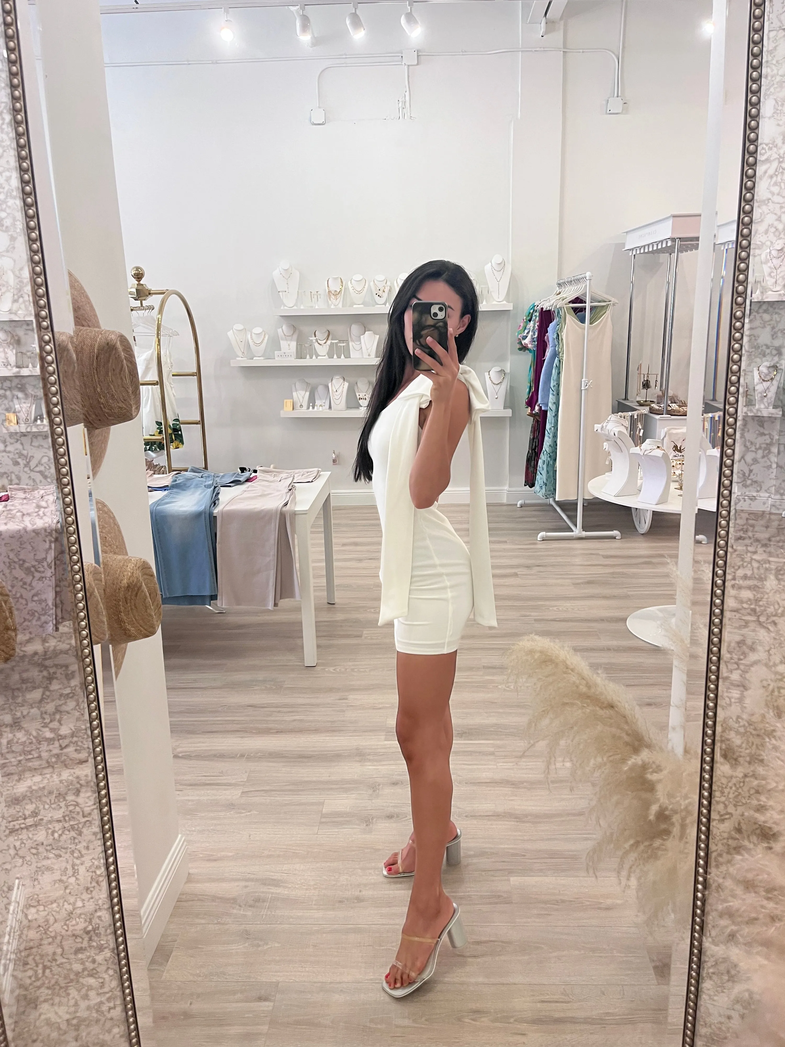 One Shoulder Mini  Dress