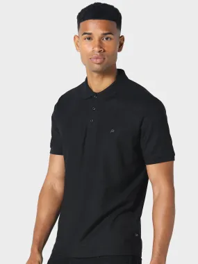 Panns Black Polo Shirt