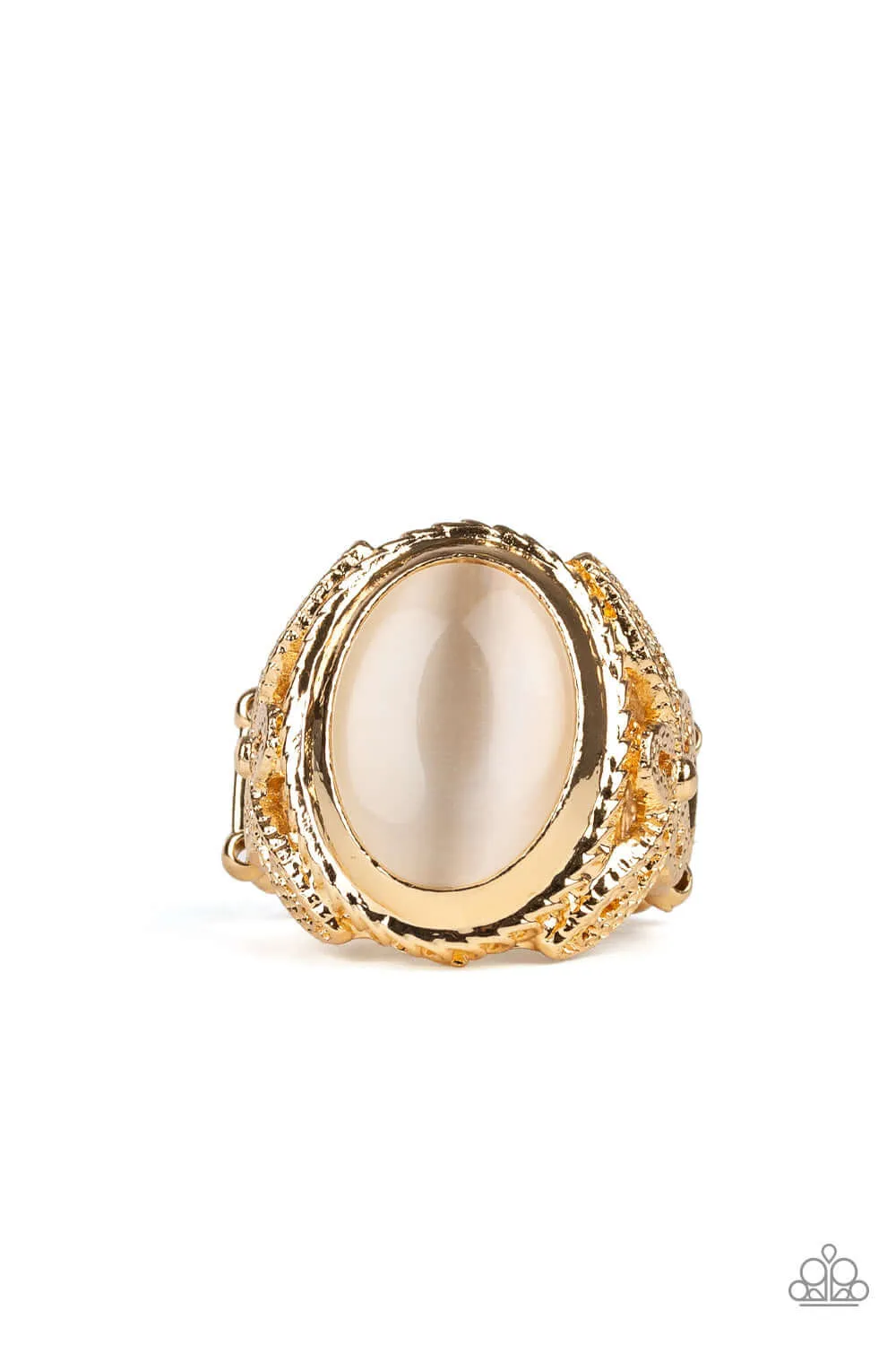 Paparazzi Accessories  - Deep Freeze #R6 - Gold Ring