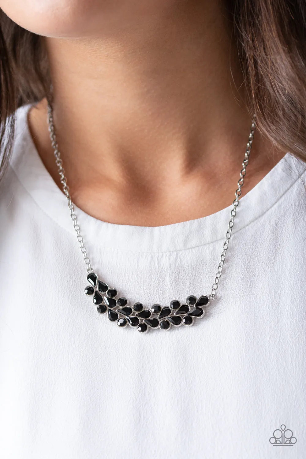 Paparazzi Accessories - Special Treatment #N251 Peg - Black Necklace