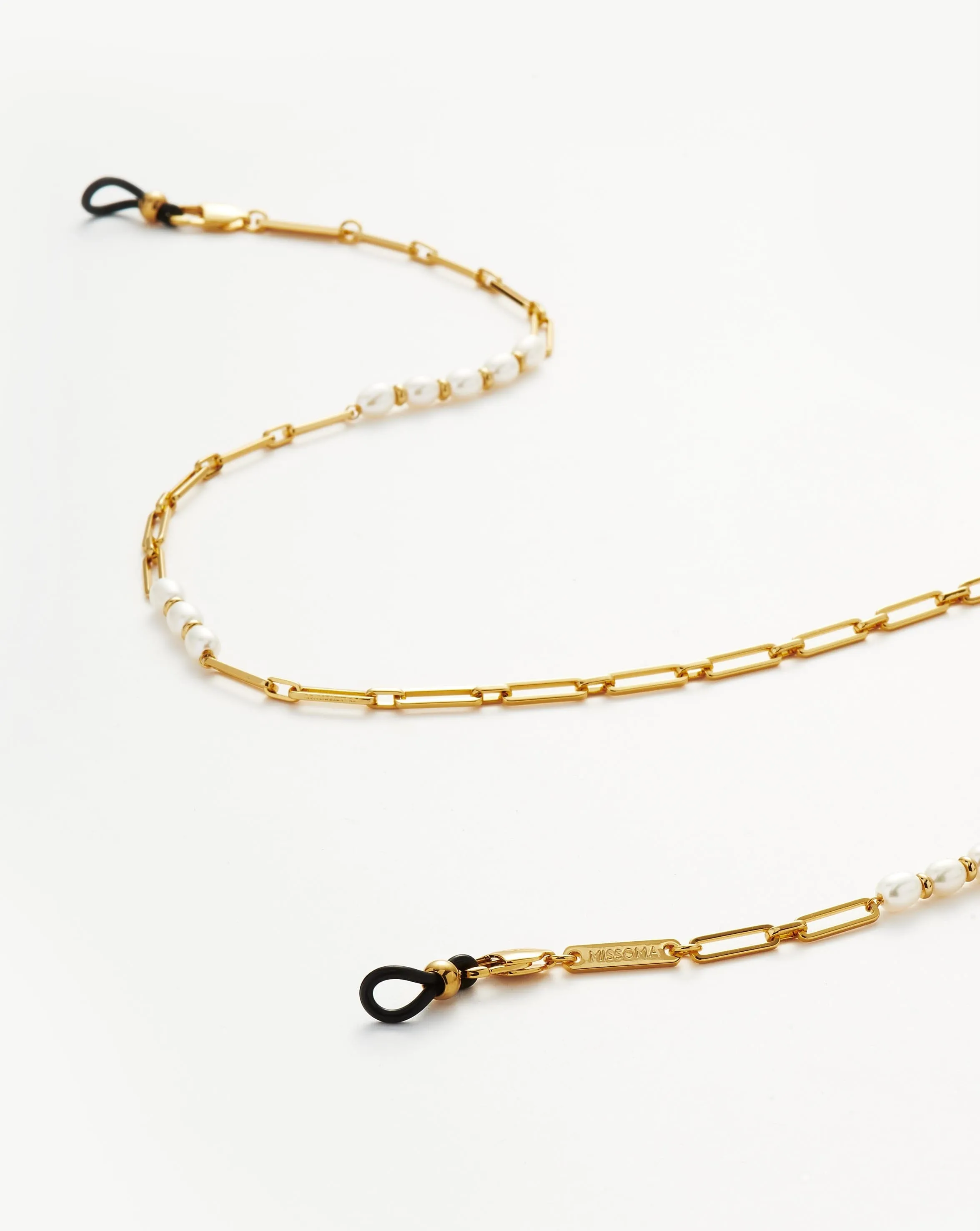 Paperclip Pearl Eyewear Chain