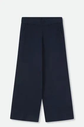 PAYTON WIDE LEG CROP PANT IN KNIT PIMA COTTON LIMITED EDITION COLORS