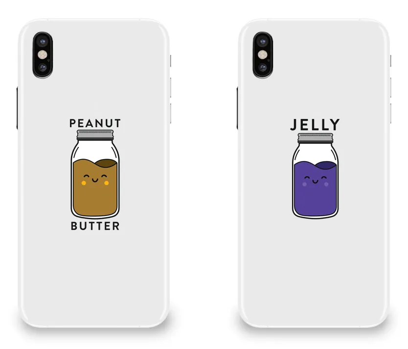 Peanut Butter & Jelly Best Friend - BFF Matching Phone Cases