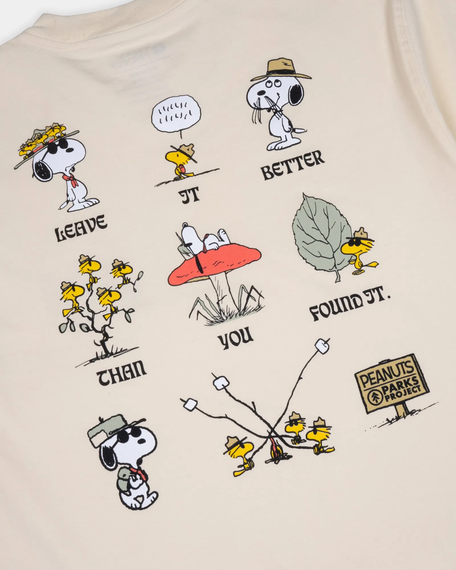 Peanuts x Parks Project Leave It Better Pocket Tee