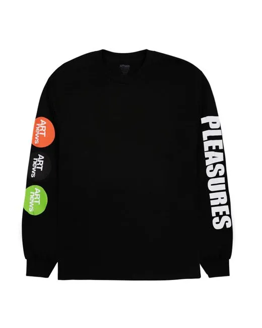 Pleasures Art News Long Sleeve - Black