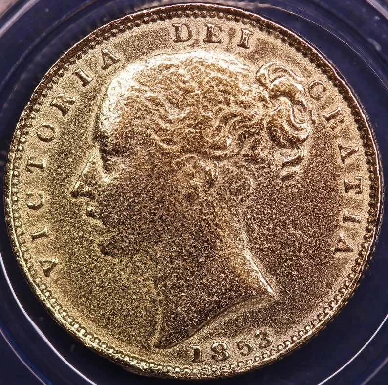 Queen Victoria Coin - Gold Sovereign 1853