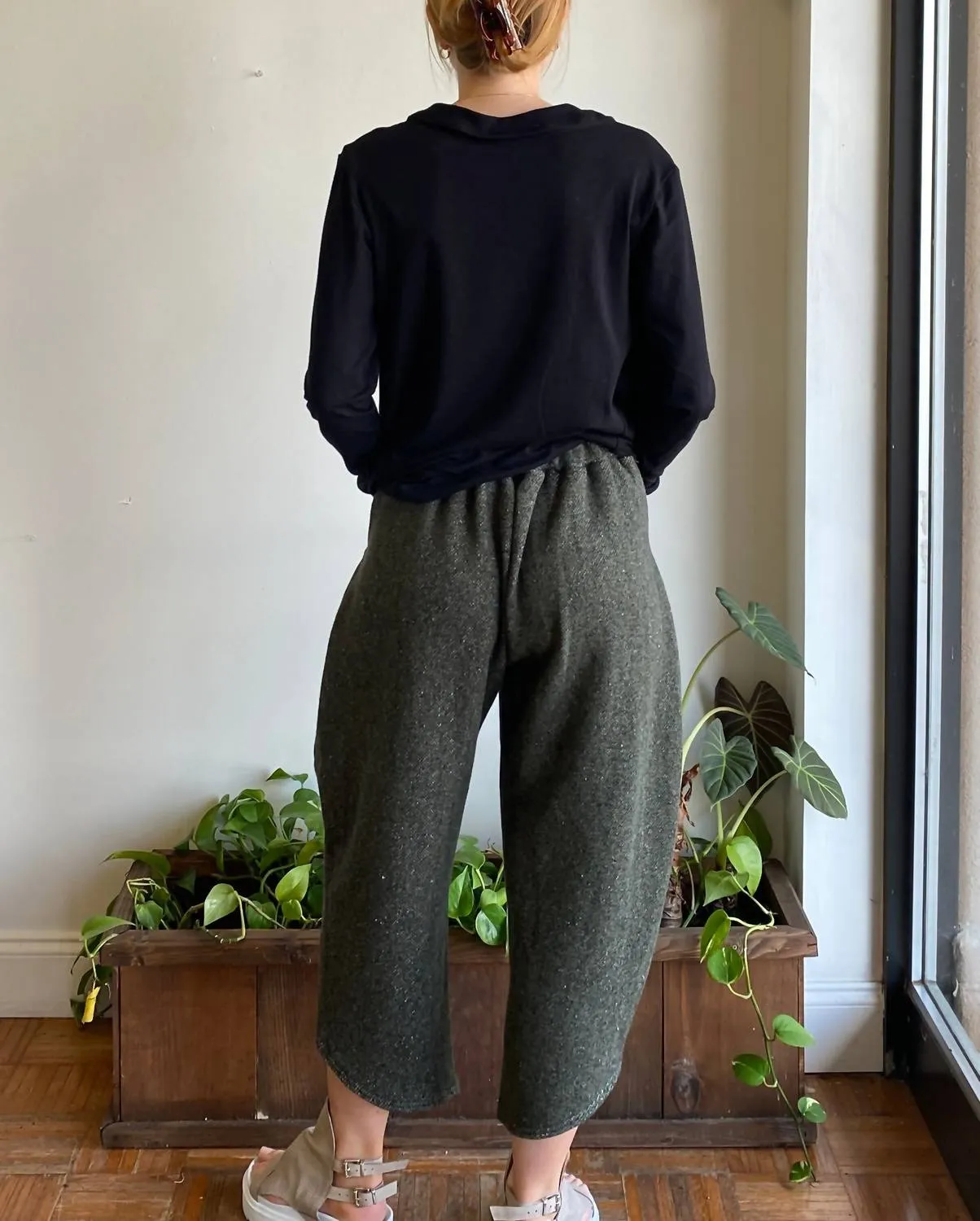 "the Glenna" Funky Sweatpant In Forest