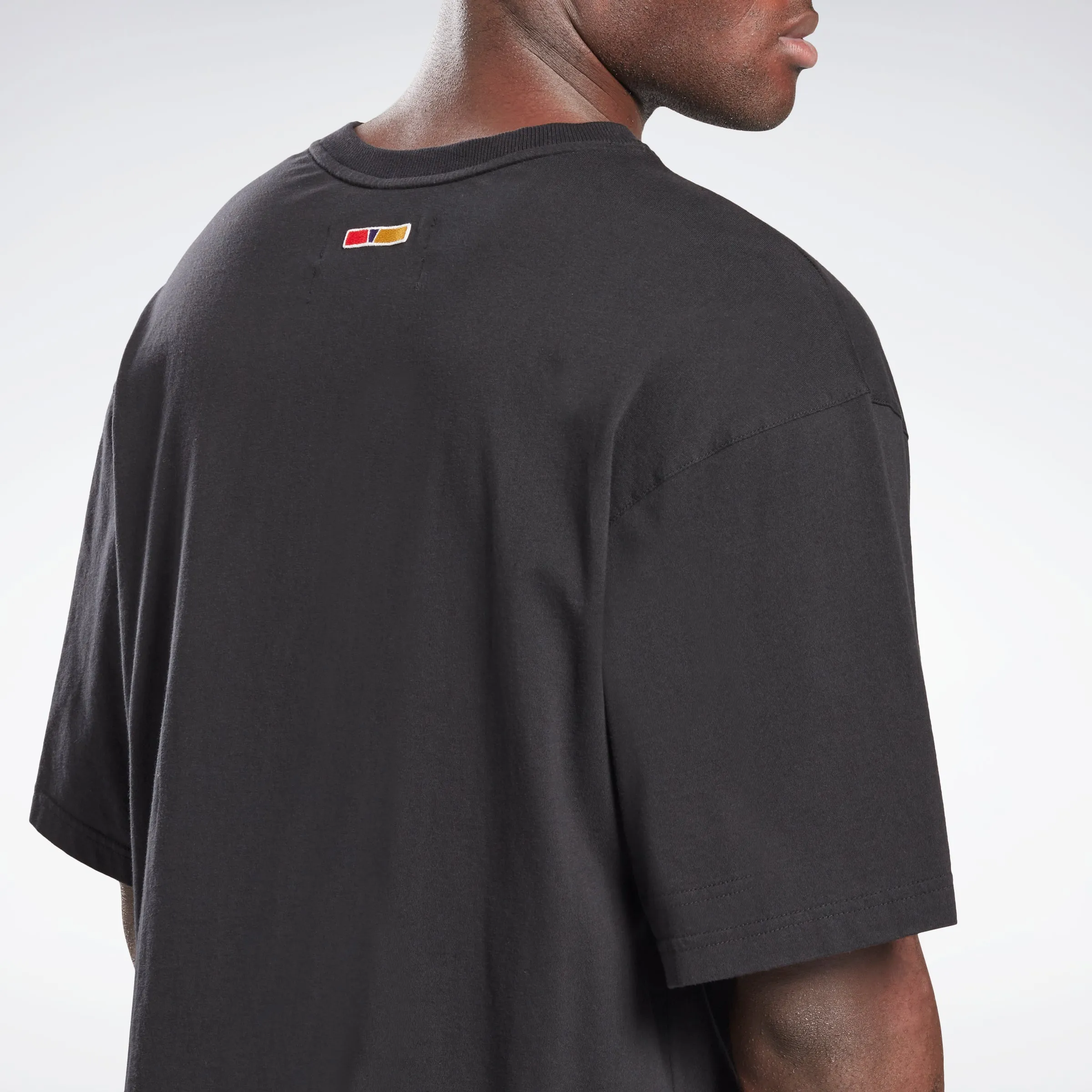 Reebok Apparel Men Reebok By Pyer Moss Short Sleeve Sankofa T-Shirt Black