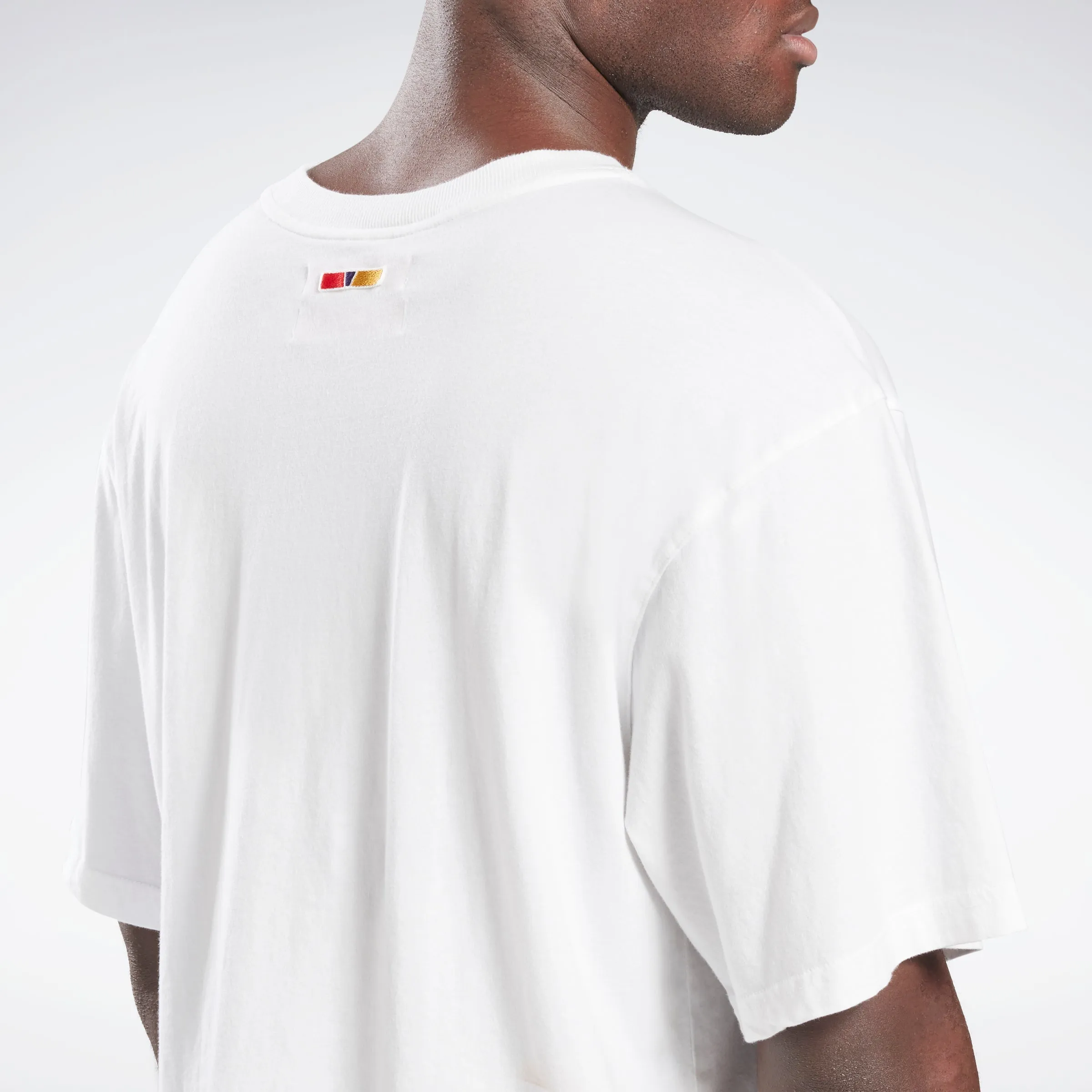 Reebok Apparel Men Reebok By Pyer Moss Short Sleeve Sankofa T-Shirt White