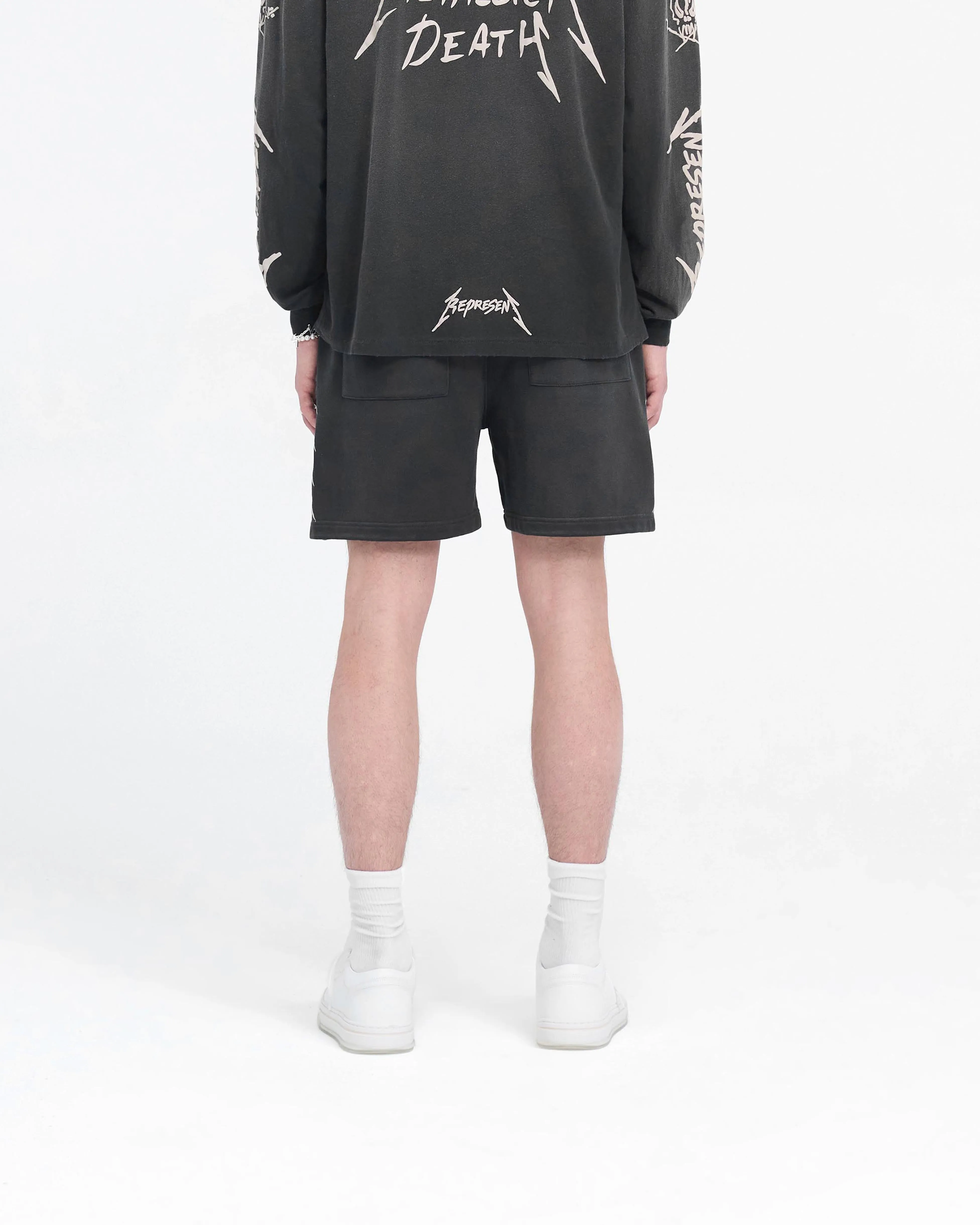 Represent X Metallica™️ Local Crew Short - Stained Black