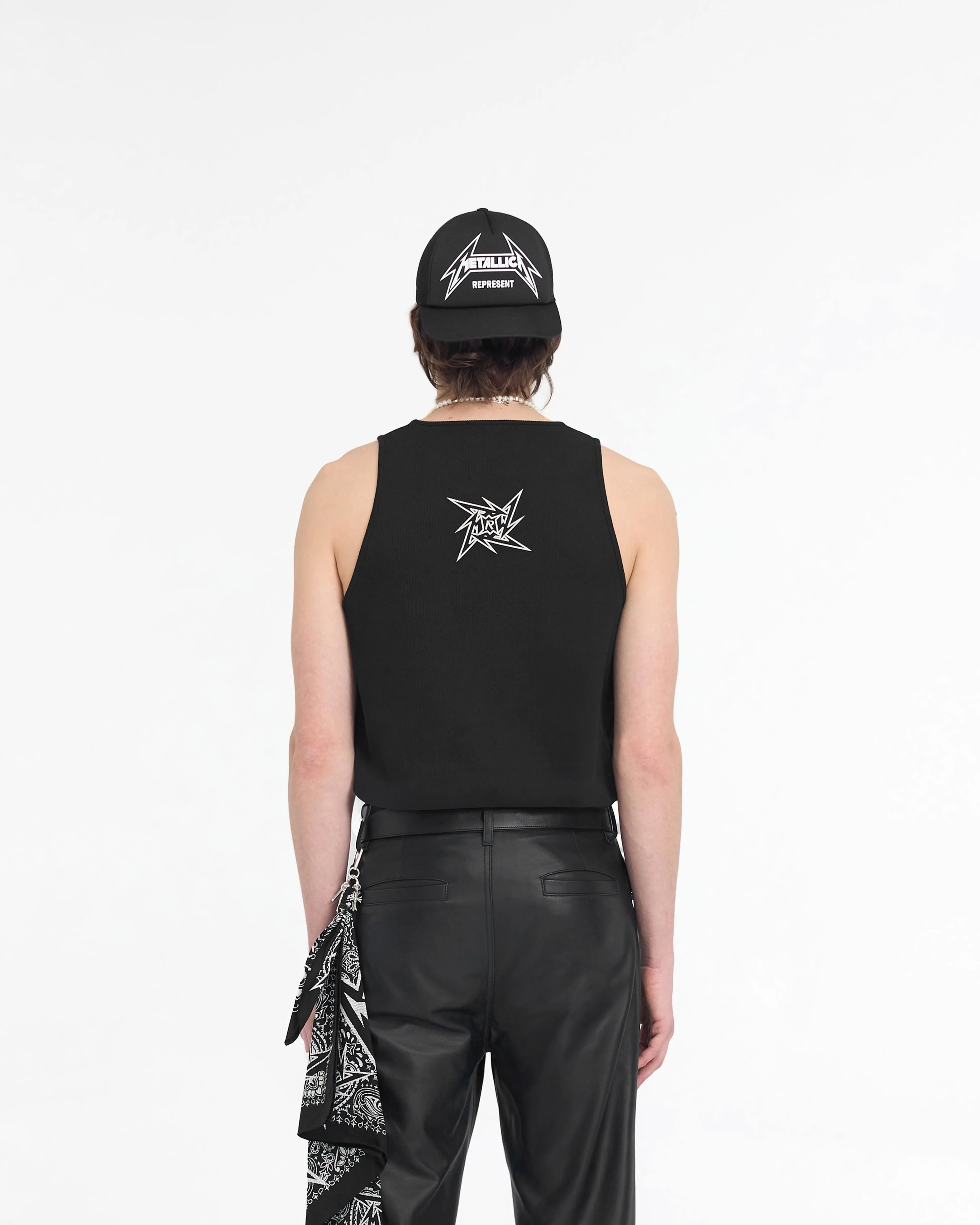 Represent X Metallica™️ Local Crew Vest - Jet Black