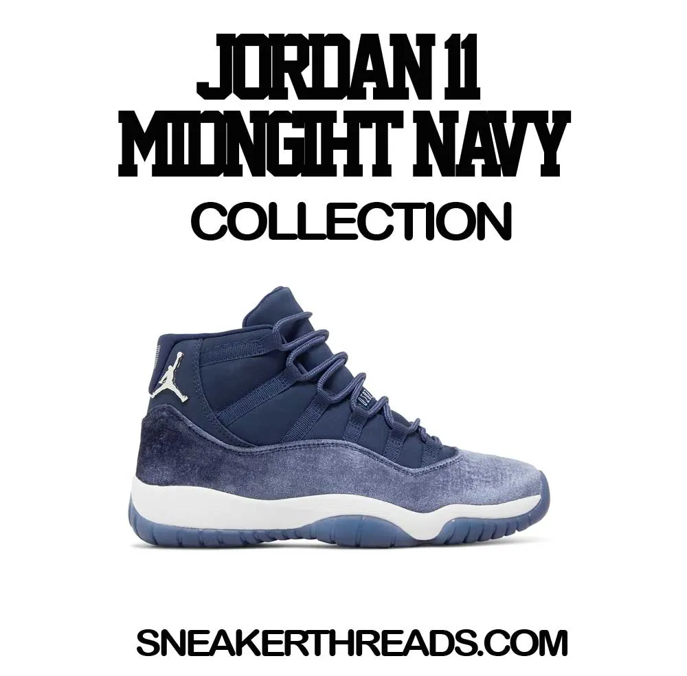 Retro 11 Midnight Navy 82 Shirt - Cheddar - White