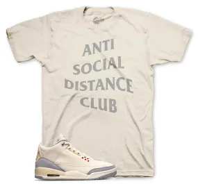 Retro 3 Muslin Shirt - Social Distance - Natural