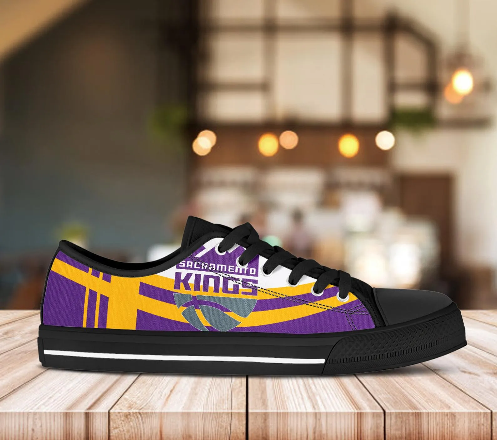 Sacramento Kings Custom Lowtop, Basketball Custom Shoes, Sport Lowtop, Canvas Shoes, Canvas Lowtop, Unisex Shoes, Gift Birthday