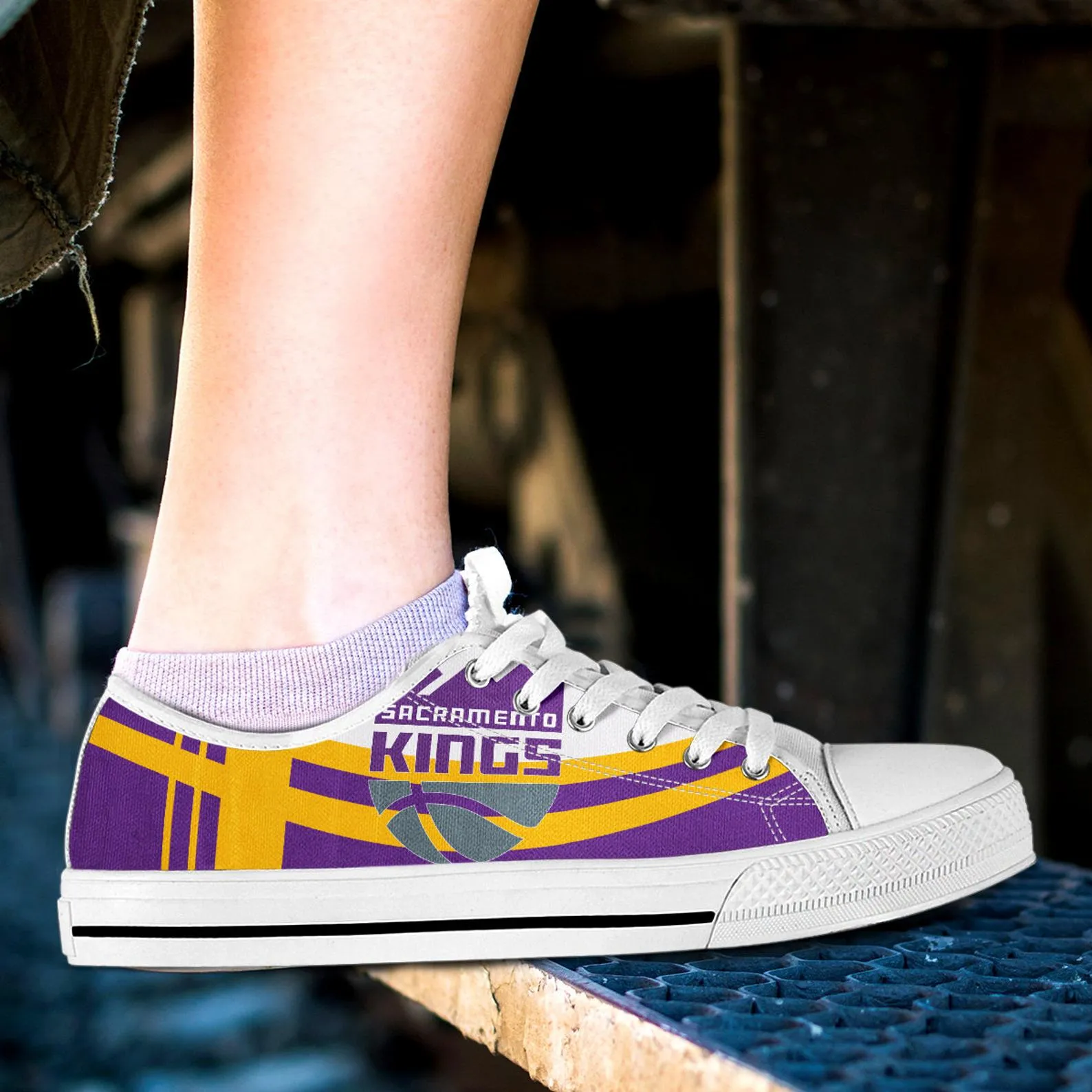 Sacramento Kings Custom Lowtop, Basketball Custom Shoes, Sport Lowtop, Canvas Shoes, Canvas Lowtop, Unisex Shoes, Gift Birthday