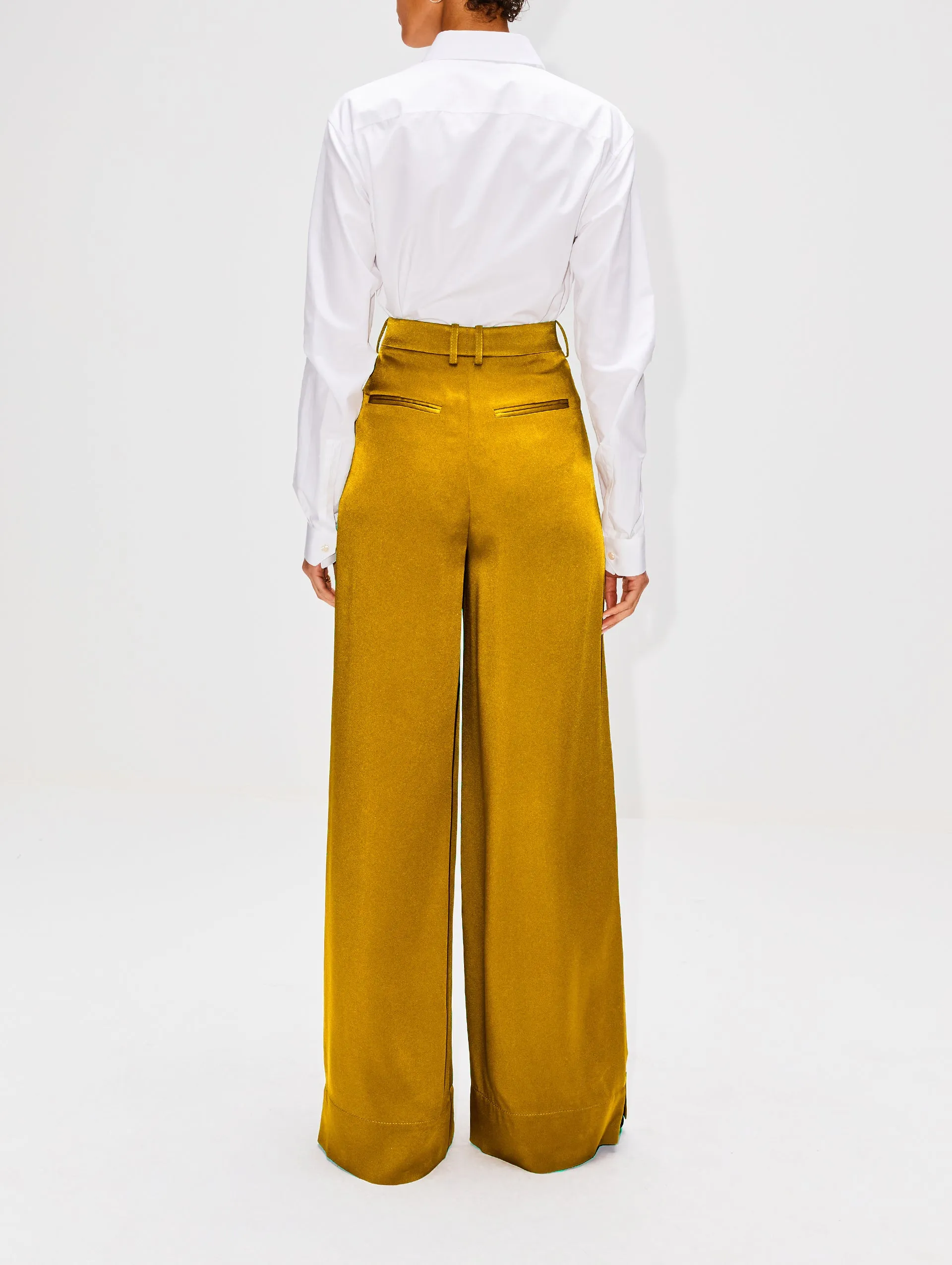 Satin Crepe Large Pant