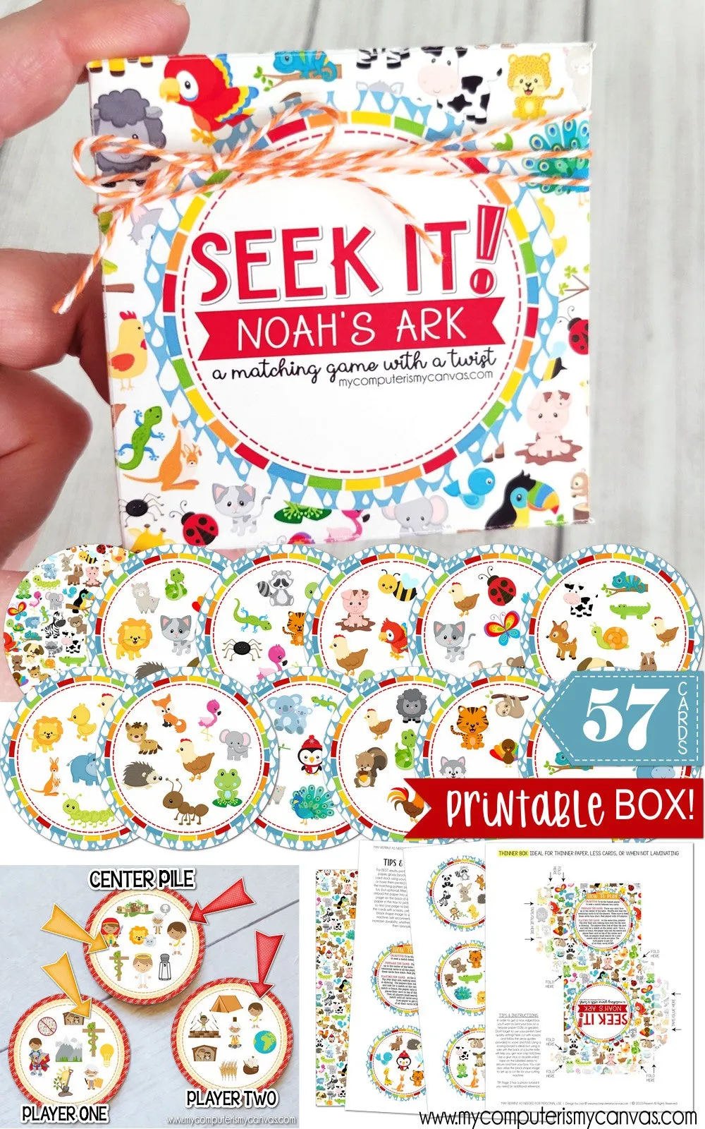 SEEK IT! Noah's Ark Edition {VERSION 2} PRINTABLE