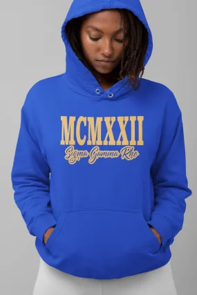 Sigma Gamma Rho Hoodie or Sweatshirt - Roman Num Edition