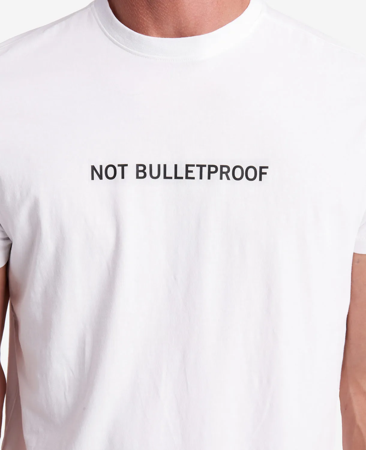 Site Exclusive! Not Bulletproof T-Shirt black