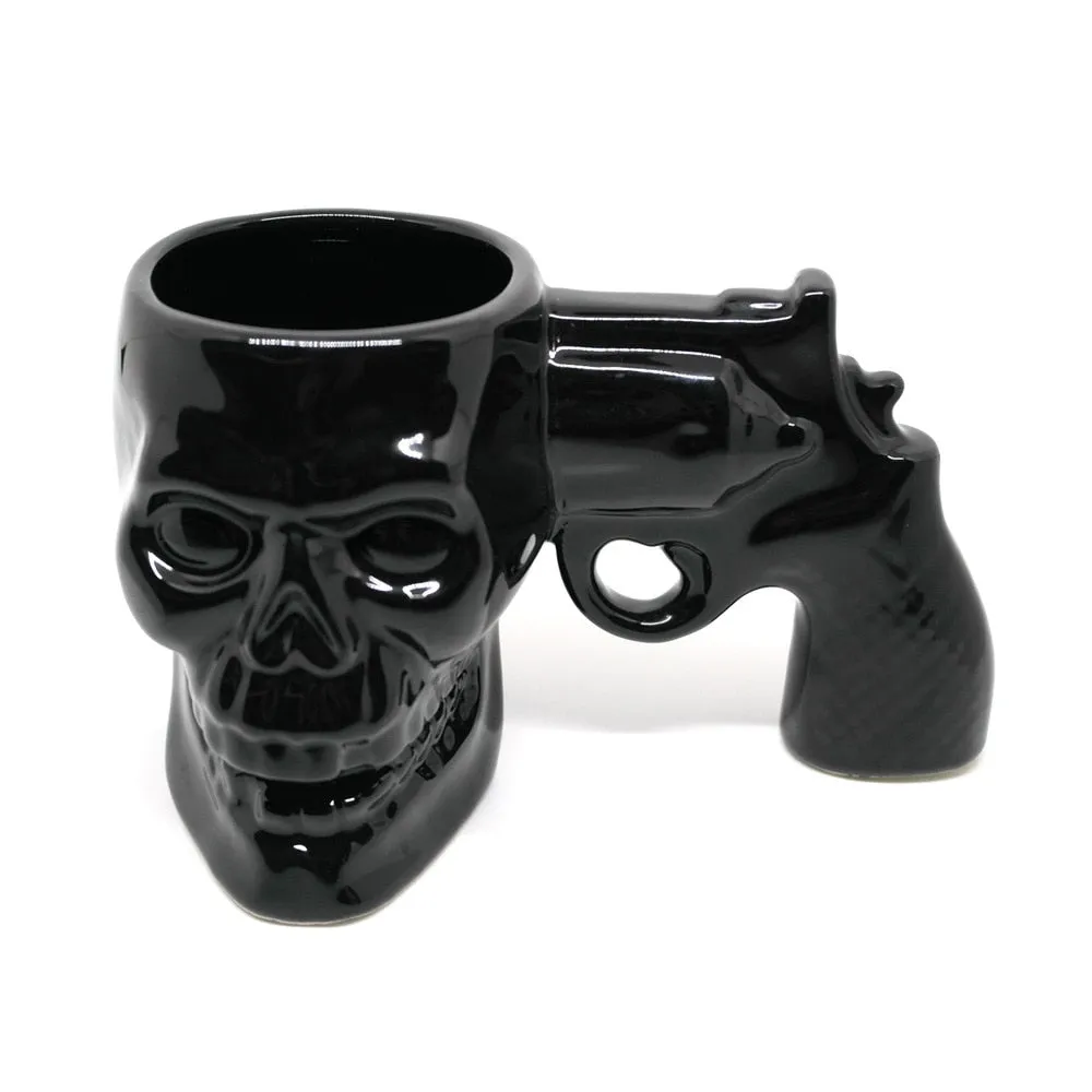 Skull Pistol Mug