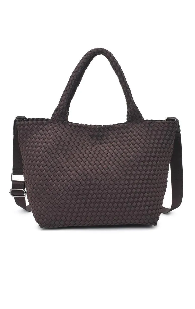 Sky's The Limit - Woven Tote/Crossbody Bag Medium