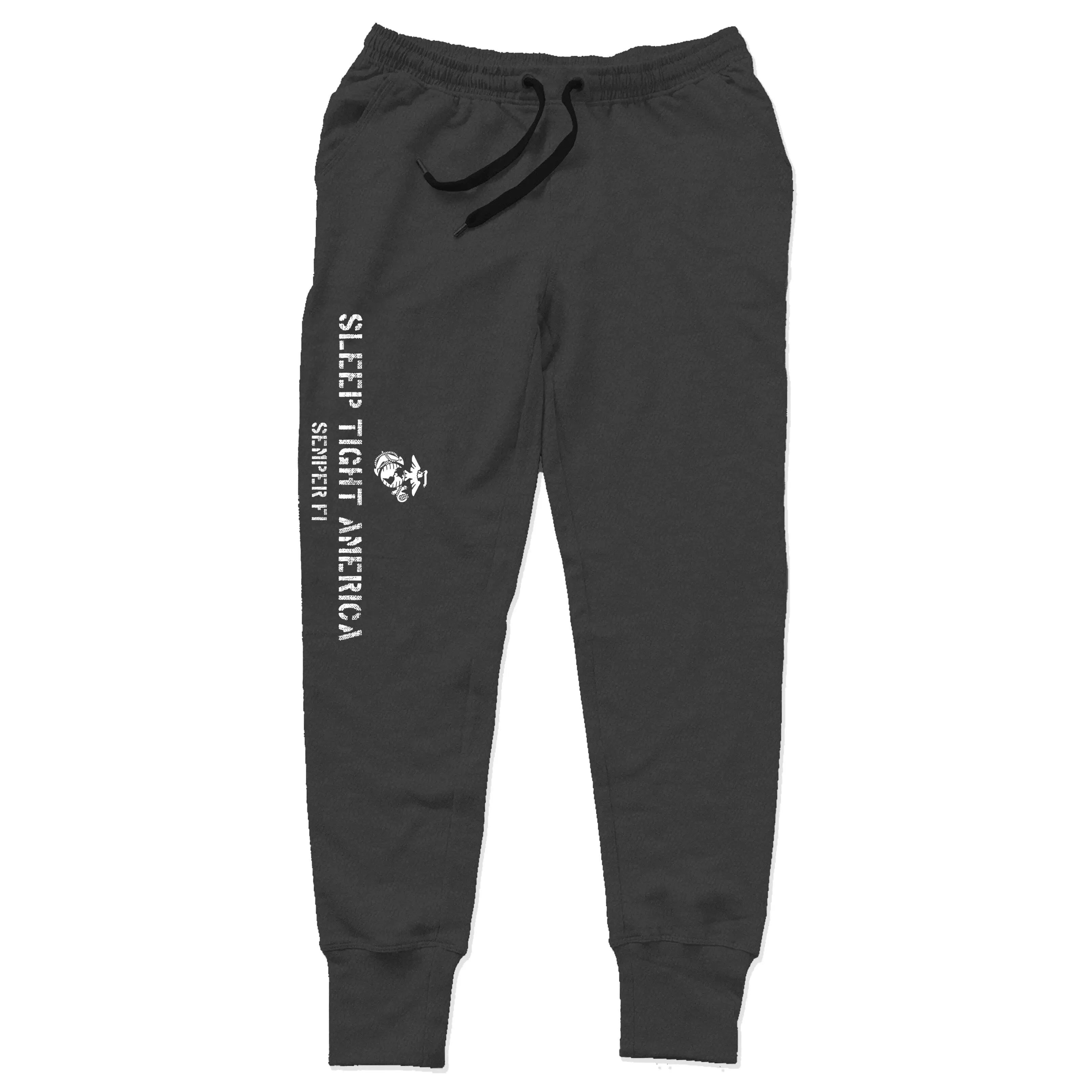 Sleep Tight America Heather Black Joggers/Sweatpant