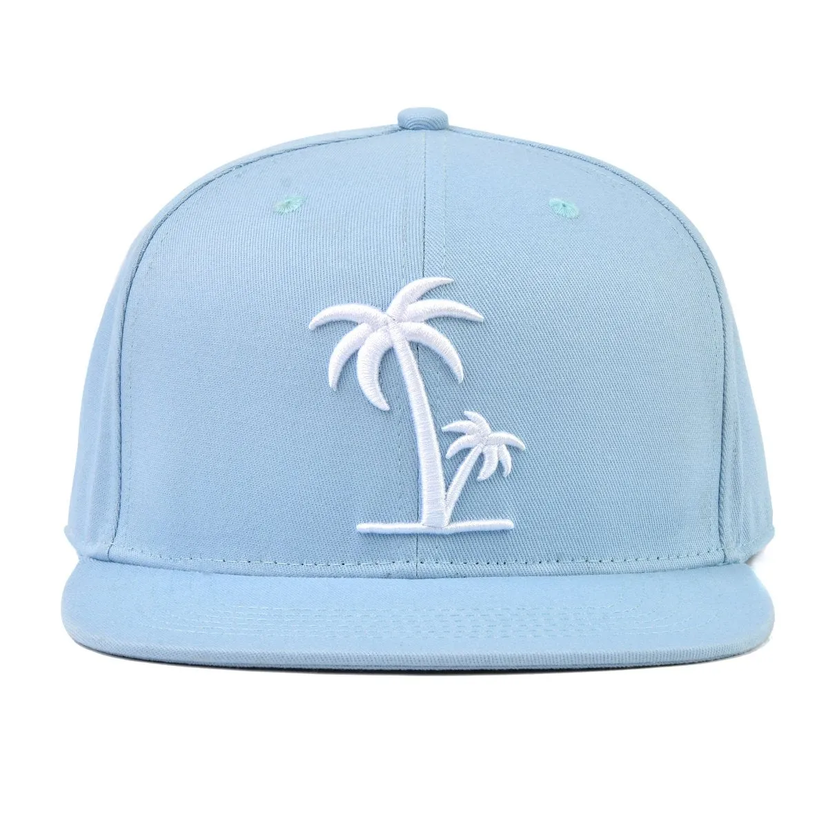 Snapback Hat - Blue Palm (Kids-Adults)