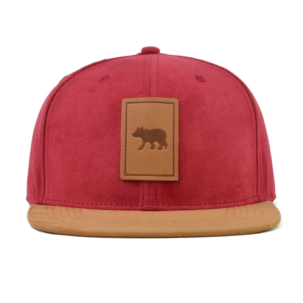 Snapback Hat - Suede Red Cub (Kids-Adults)