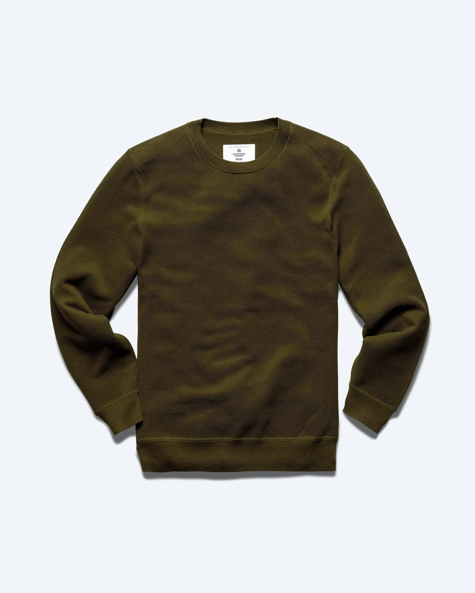 Supima Pique Ace Crewneck