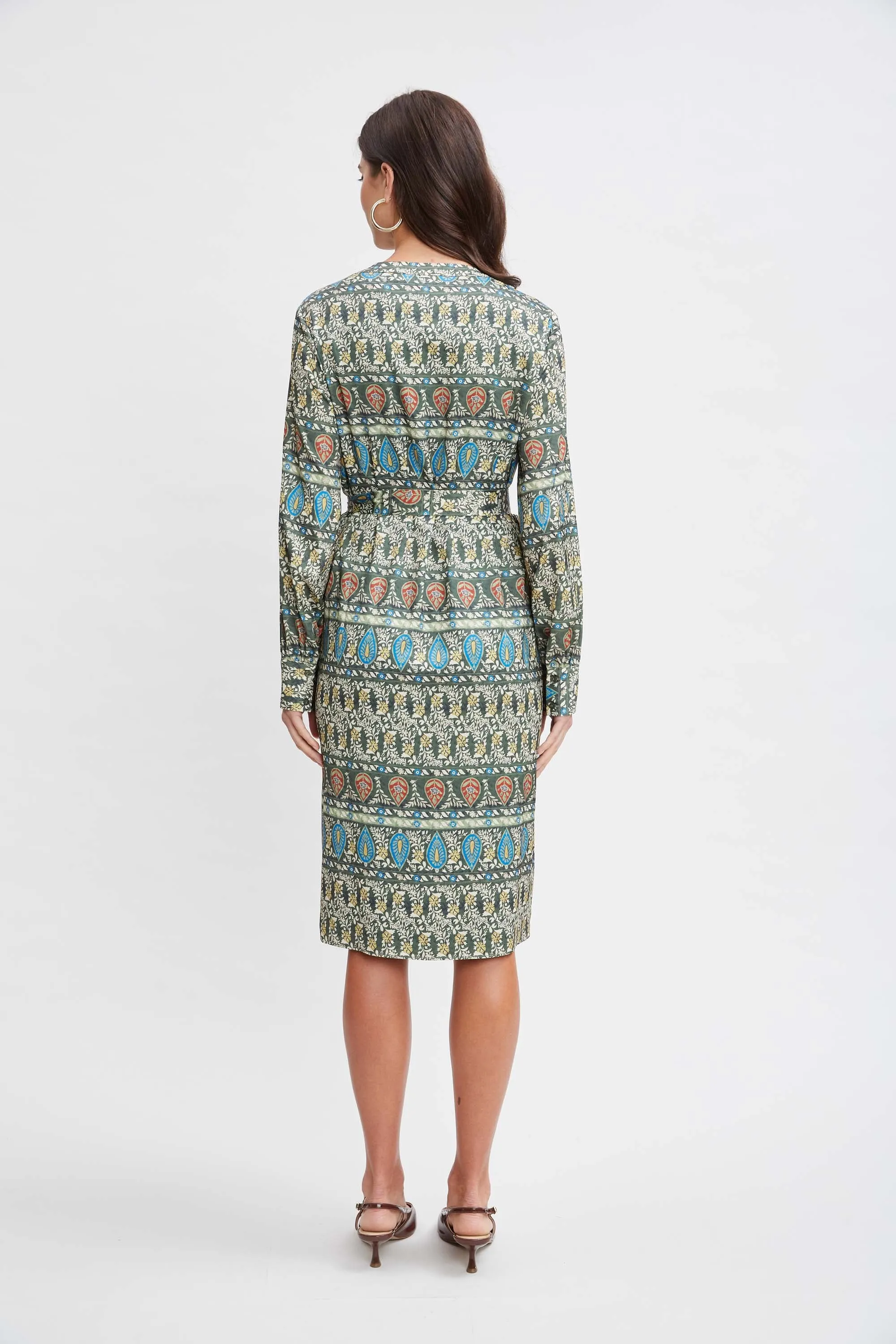 T-Tahari Taj Stripe Print Dress