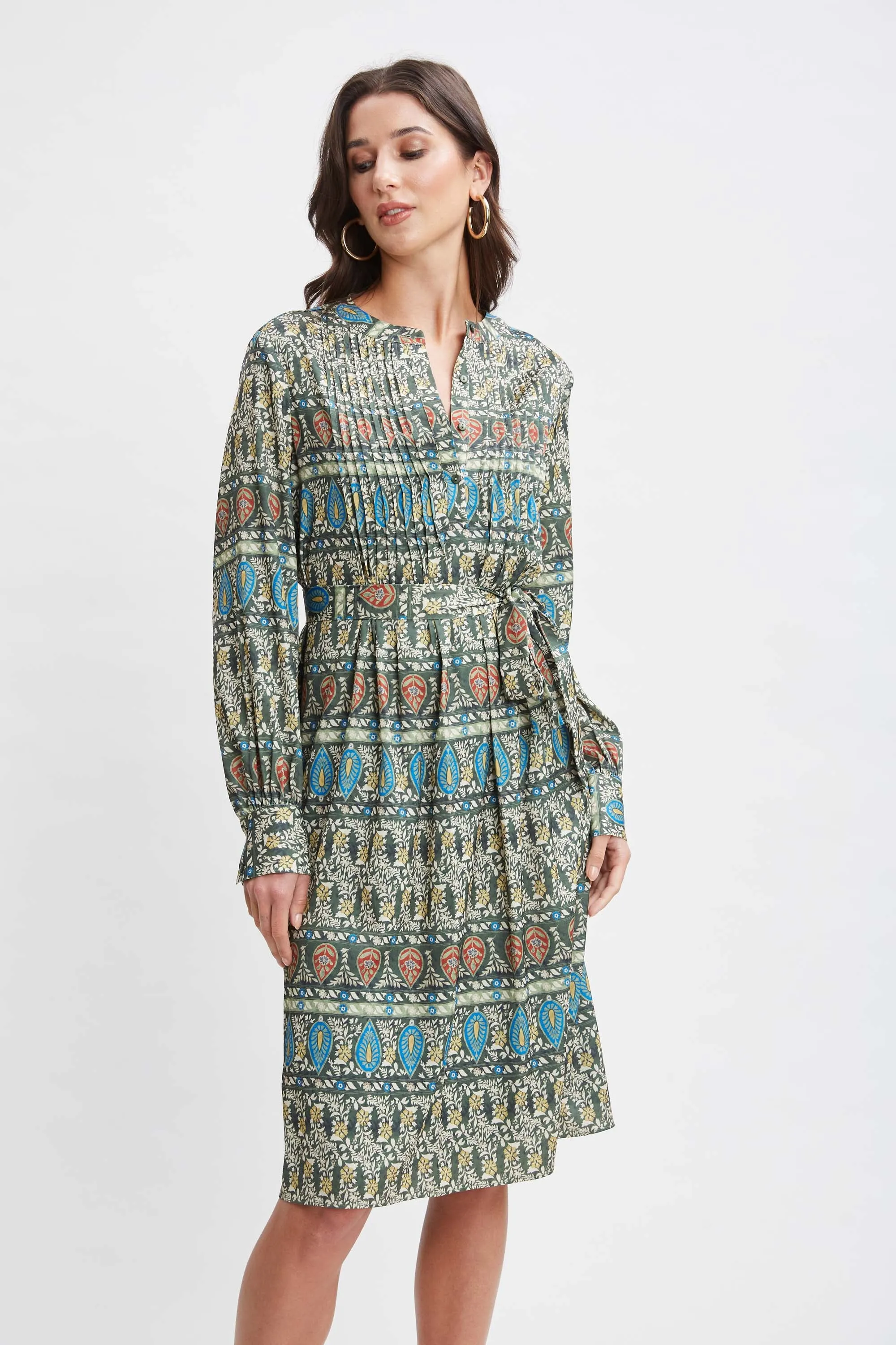 T-Tahari Taj Stripe Print Dress