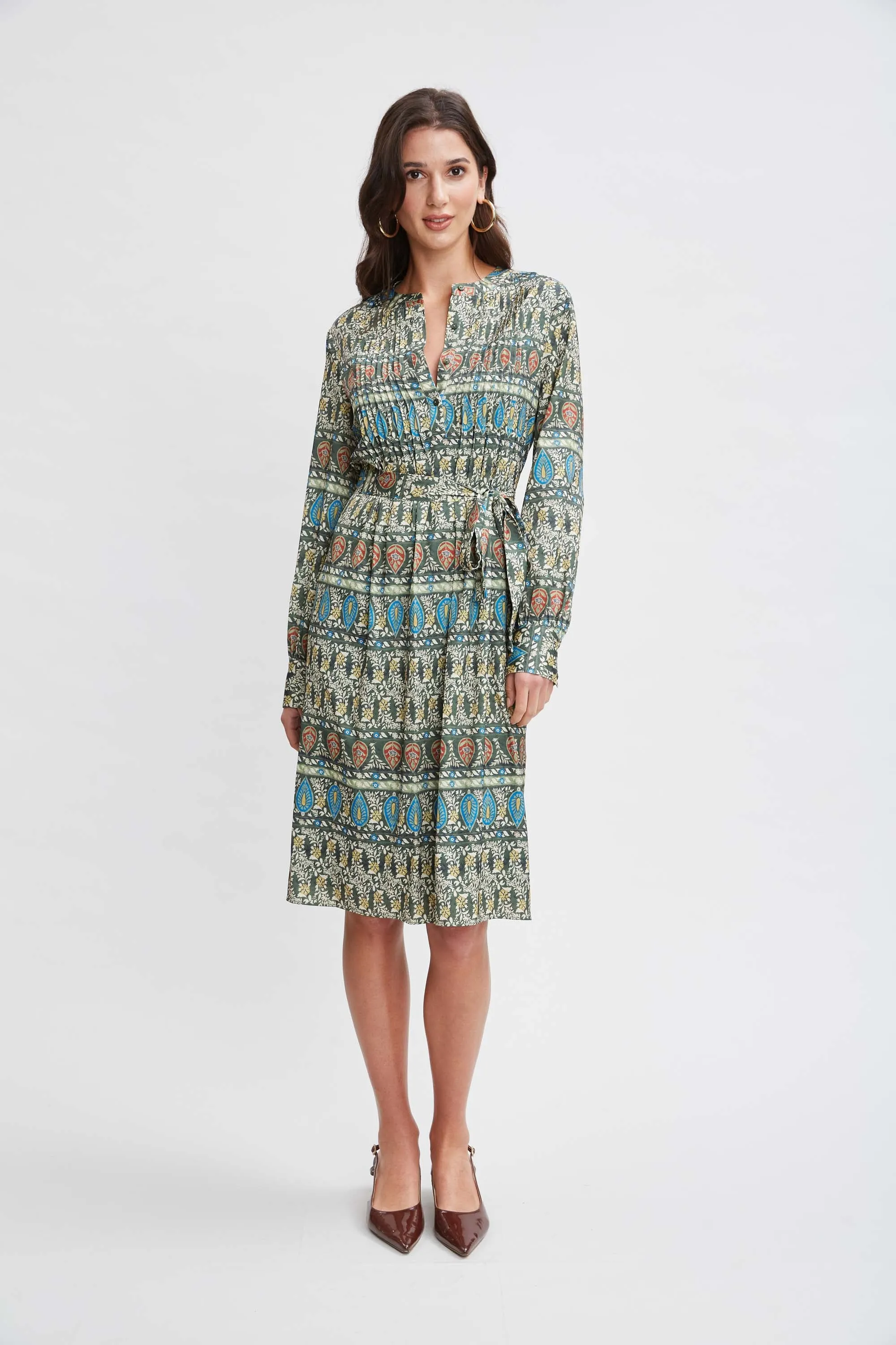 T-Tahari Taj Stripe Print Dress