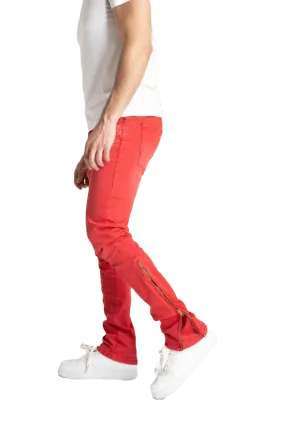 Taker Red Premium StackedJeans