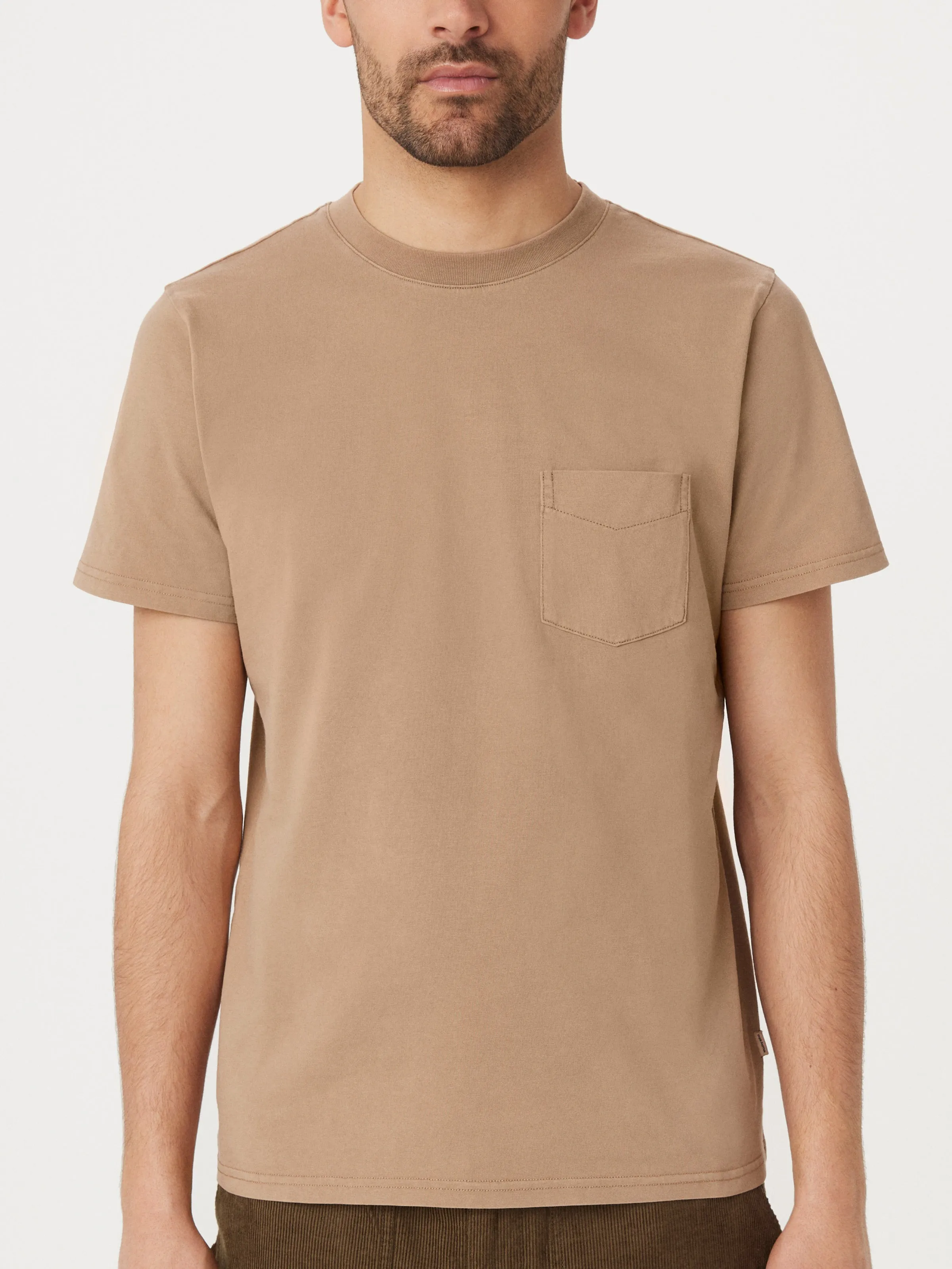 The Eco Dye Slim T-Shirt in Sepia