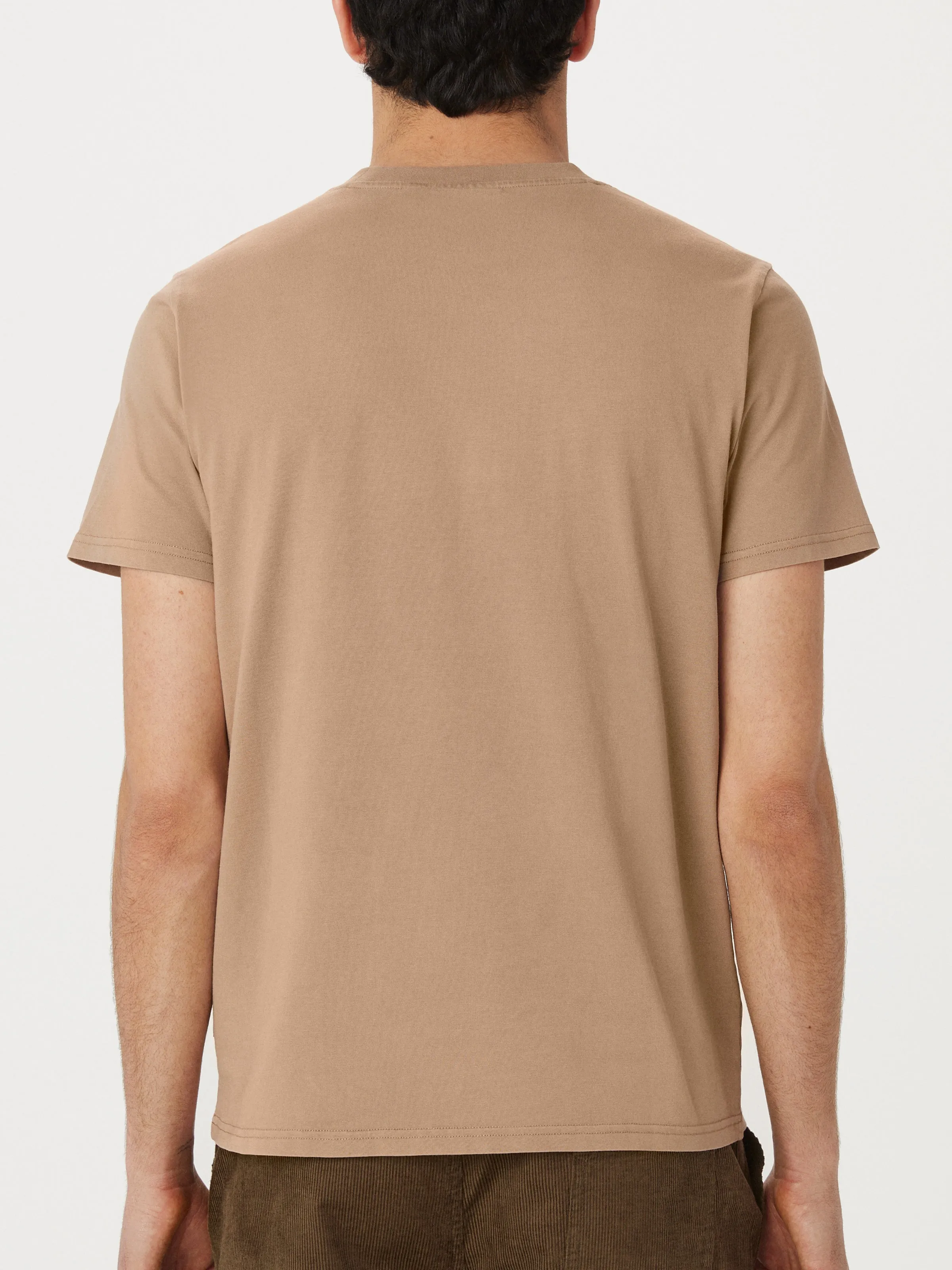 The Eco Dye Slim T-Shirt in Sepia